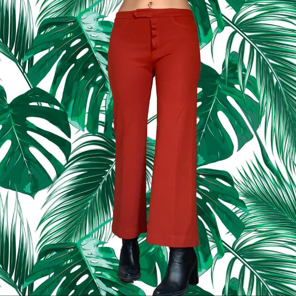 Vintage burnt orange pants 🍊